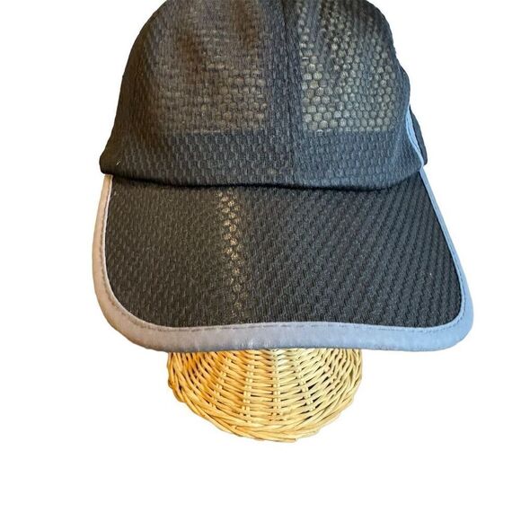 Ellewin Unisex Black & Grey Quick Dry Mesh  Cap Adjustable Breathable Hat - Picture 2 of 11